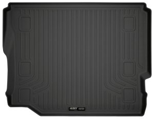 Jeep Wrangler JLU Floor Mats - Rear Cargo - Husky Liners - WeatherBeater - Black - `19-`24
